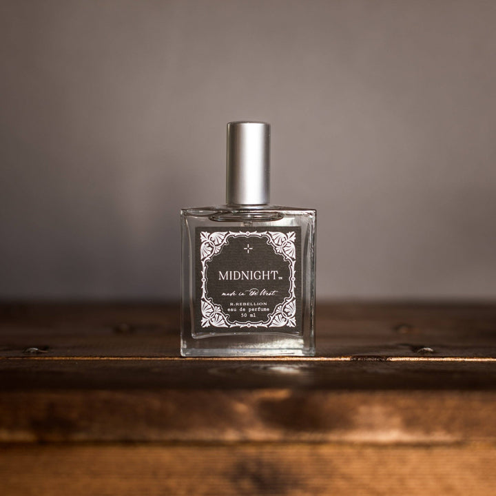 Midnight Eau de Parfum by R.Rebellion – Western Fine Fragrance - Timber &amp; Velvet Boutique