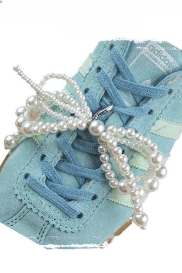 Pearl Bow Shoe Lace Charm - Timber & Velvet Boutique