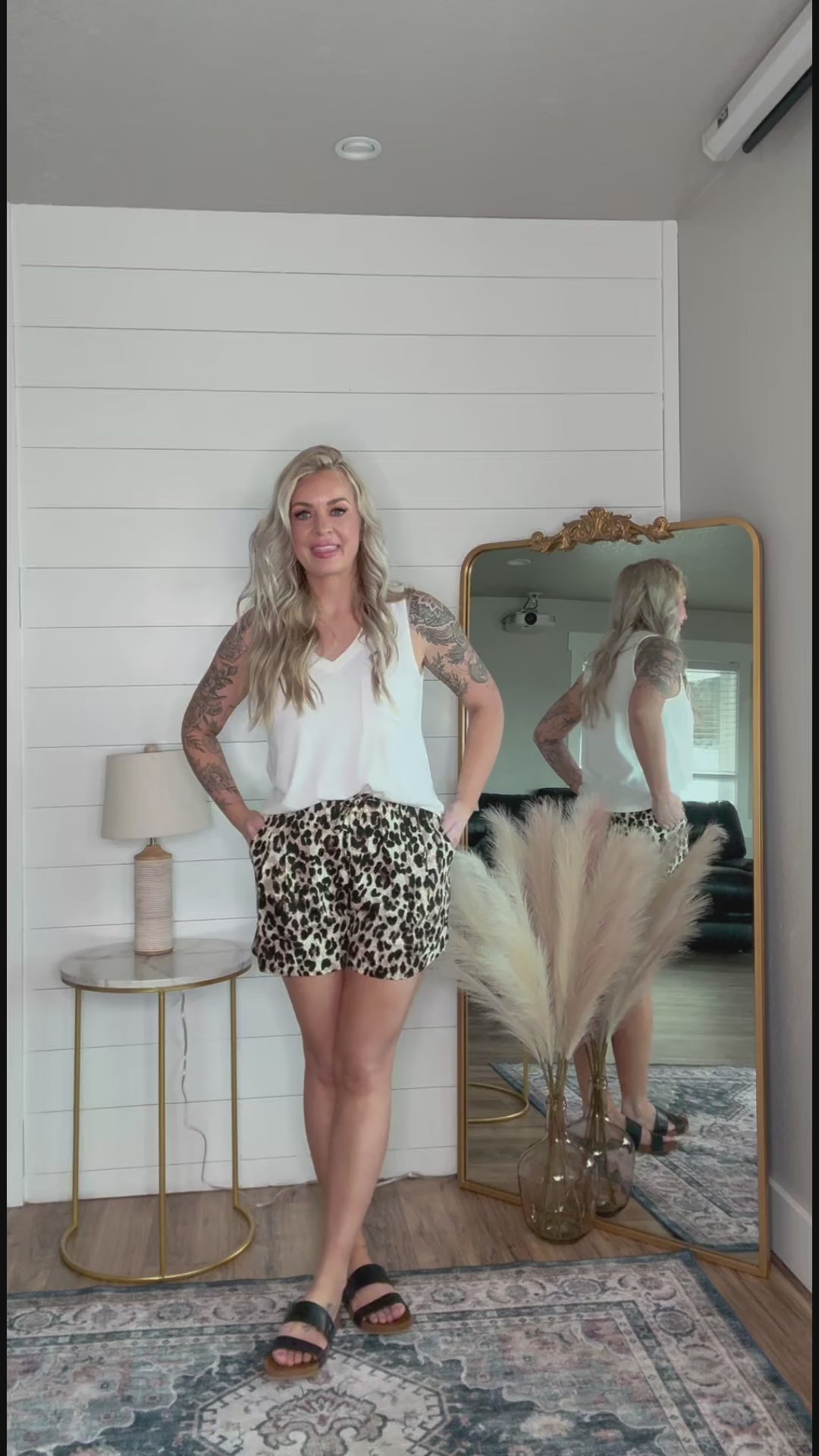 The Juno Leopard Shorts