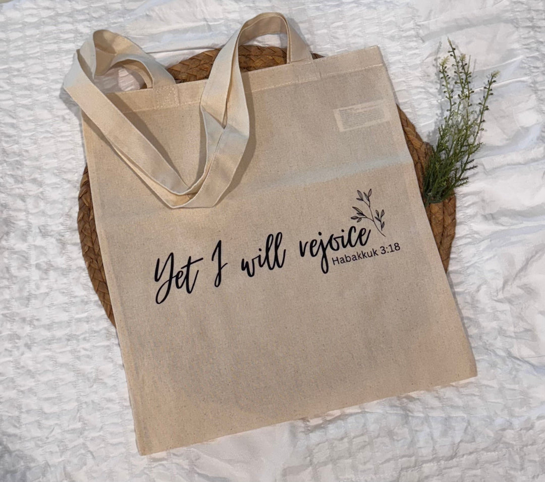 Rooted & Restored: The Yet I Will Rejoice Tote - Timber & Velvet Boutique