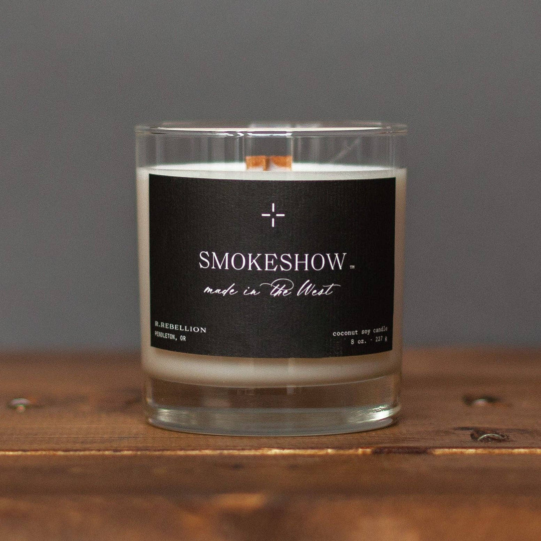Smokeshow Luxury Wood Wick Candle | Smoked Vanilla, Spice & Juniper - Timber & Velvet Boutique