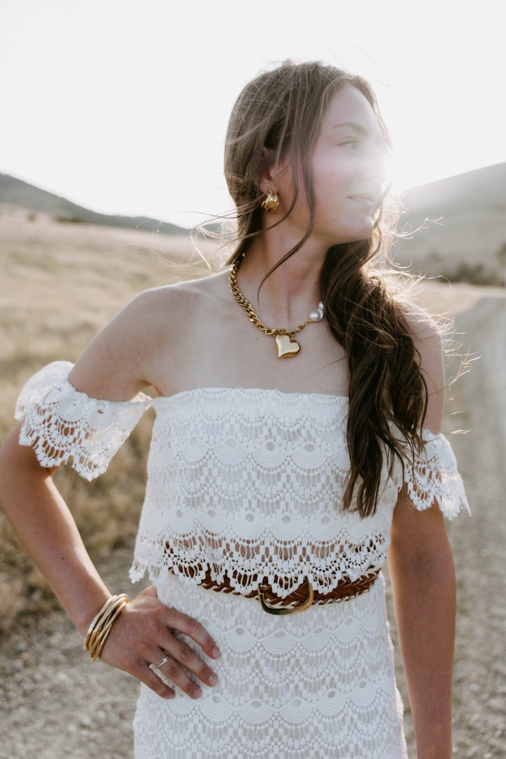 The Alycia Lace Crop Top - Timber &amp; Velvet Boutique