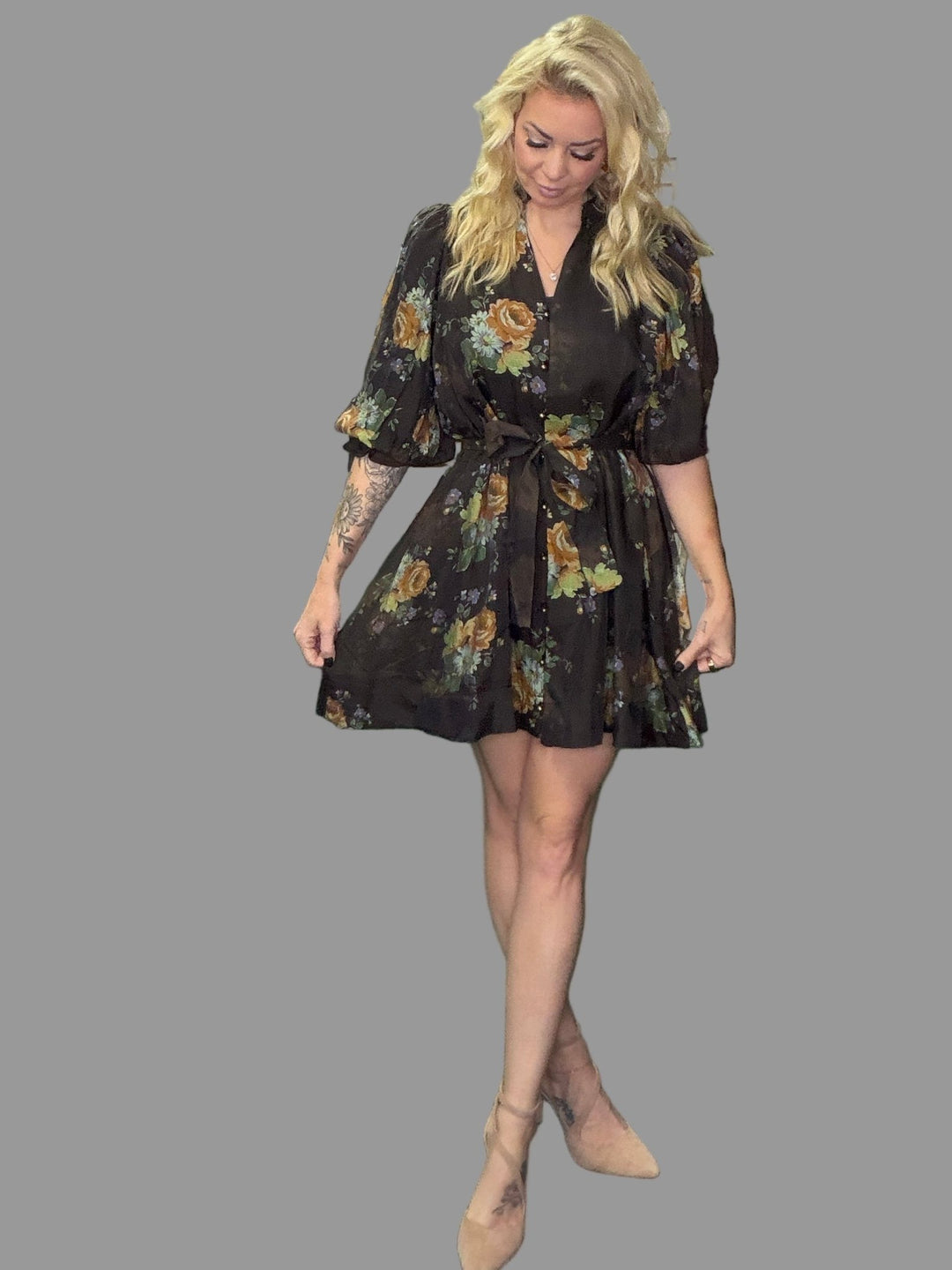 The Ava Mini Dress - Timber &amp; Velvet Boutique