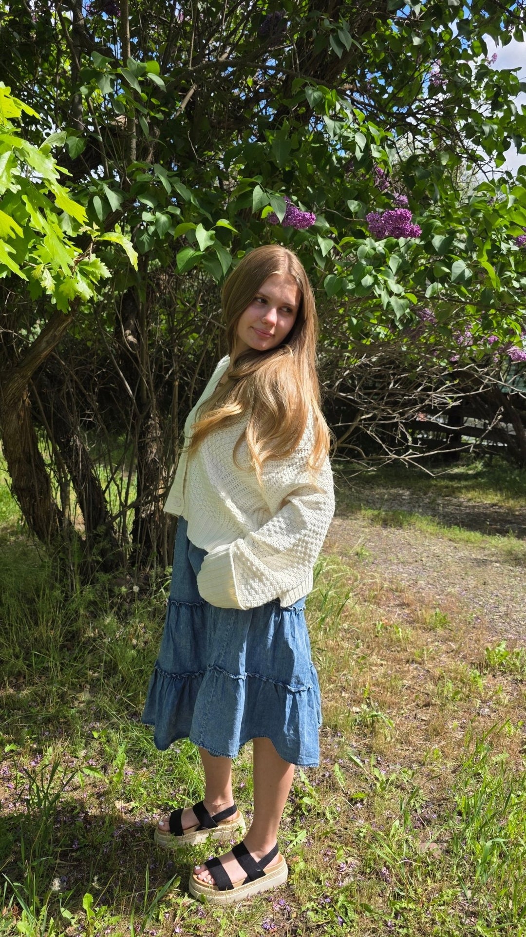 The Avery Relaxed Cropped Knit Button - Up Cardigan - Timber &amp; Velvet Boutique