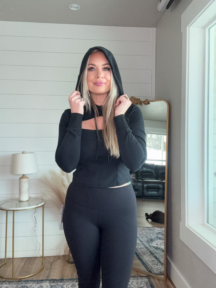 The Blair Corset Hoodie - Timber &amp; Velvet Boutique