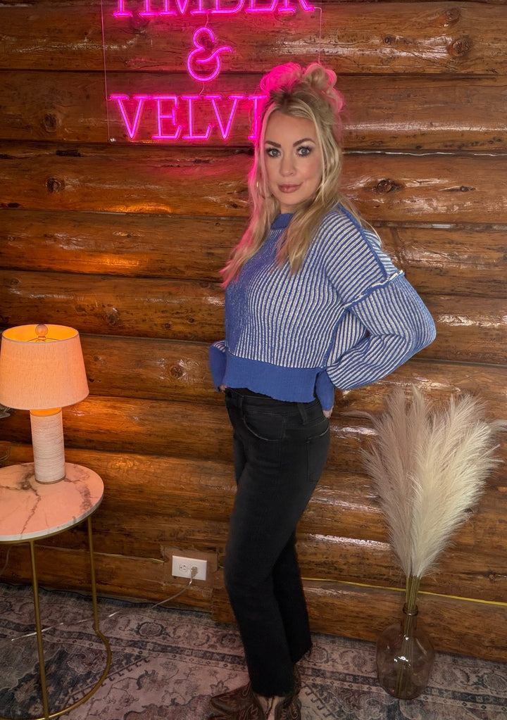 The Blue Hour Sweater - Timber &amp; Velvet Boutique