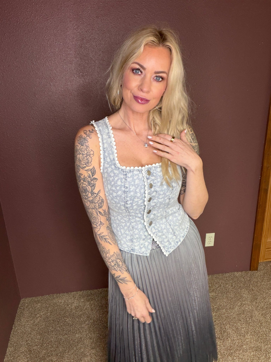 The Bluebell Vest - Timber &amp; Velvet Boutique