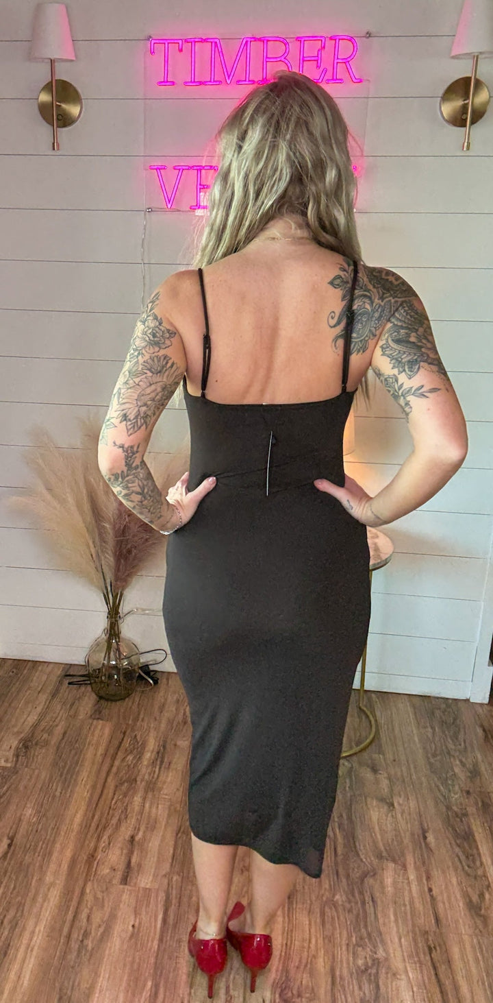 The Chocolate Slip Dress - Timber &amp; Velvet Boutique