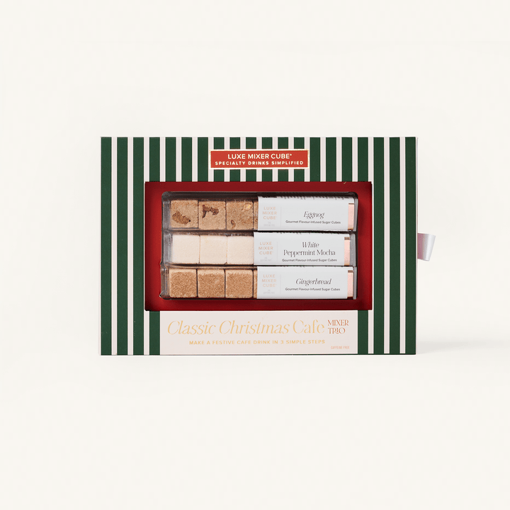 The Classic Christmas Café Trio Luxe Mixer Cubes - Timber &amp; Velvet Boutique