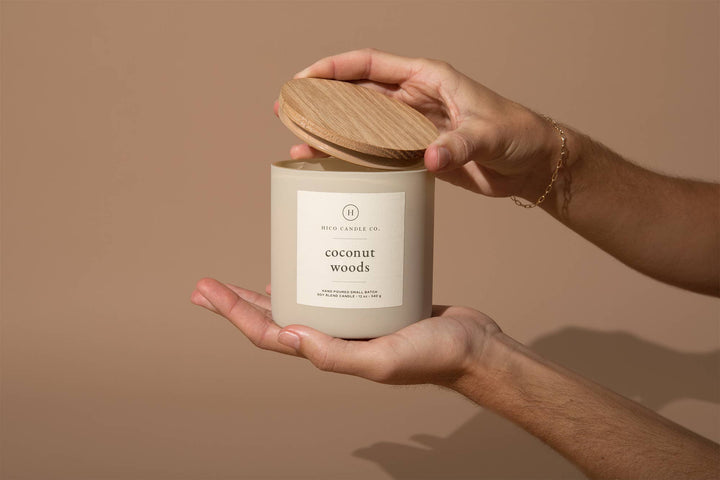 The Coconut Woods Candle - Timber &amp; Velvet Boutique