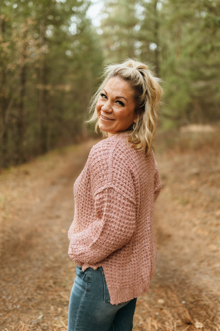 The Darling Button Sweater - Timber &amp; Velvet Boutique