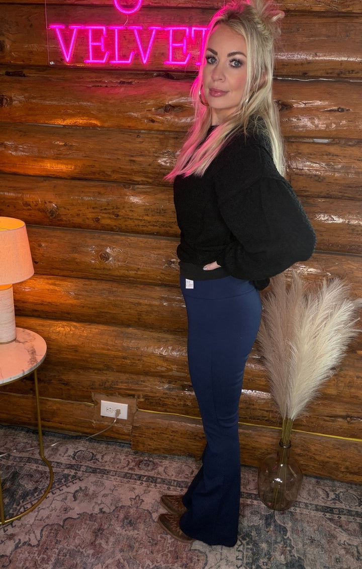 The Downtown Slim Kick Flares - Timber &amp; Velvet Boutique
