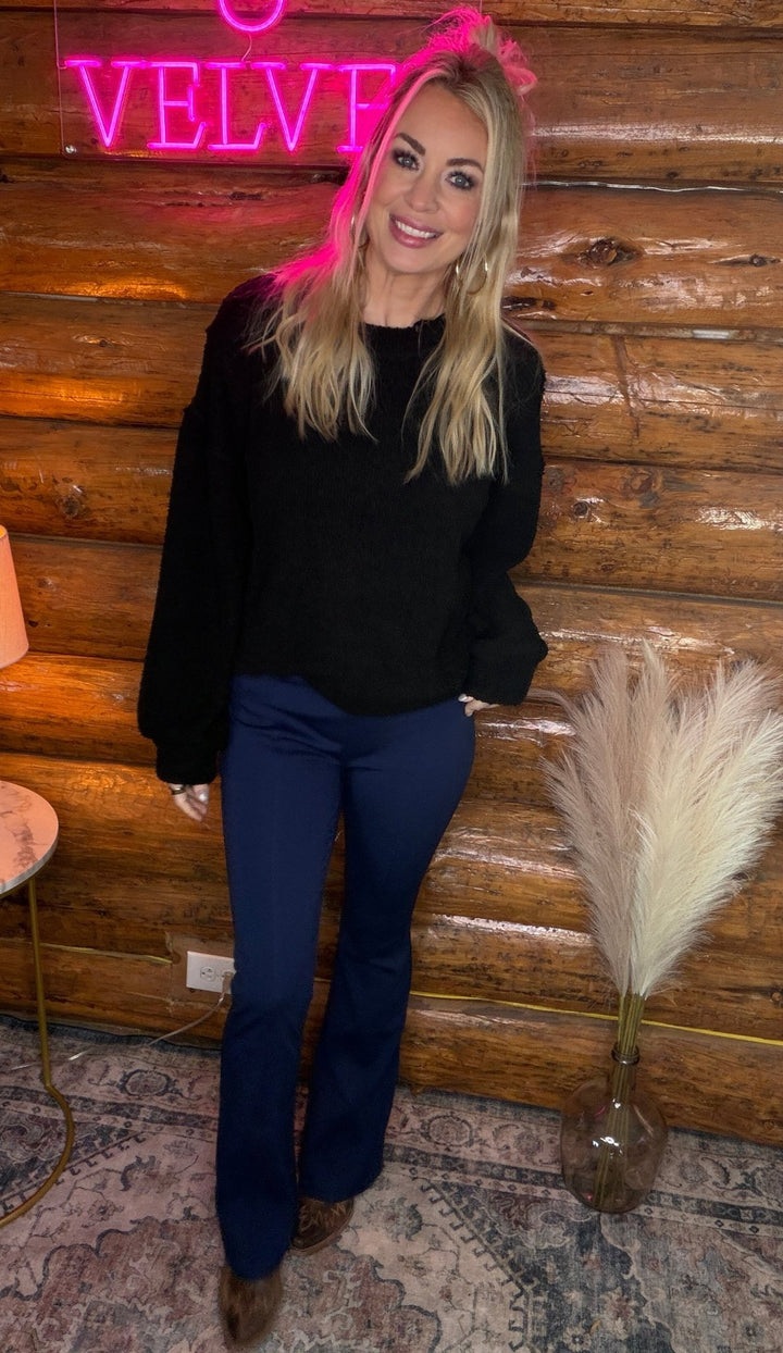 The Downtown Slim Kick Flares - Timber &amp; Velvet Boutique