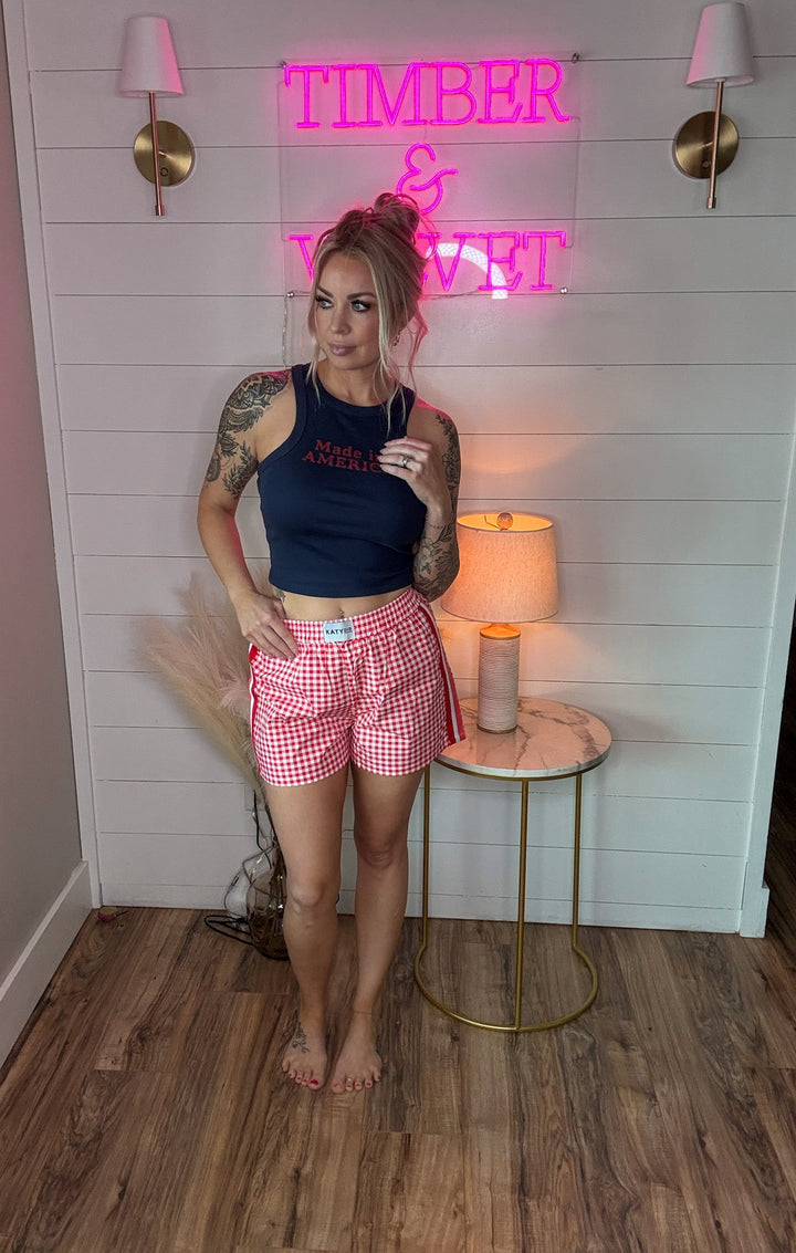 The Firecracker Boxer Shorts - Timber &amp; Velvet Boutique