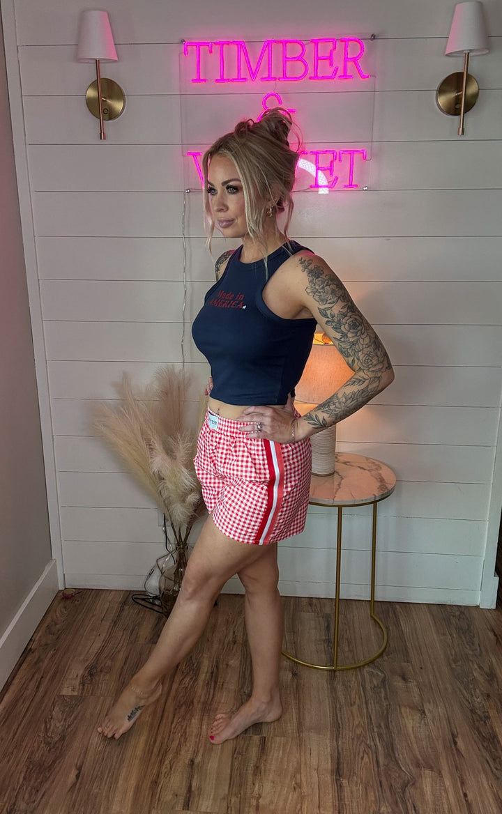 The Firecracker Boxer Shorts - Timber &amp; Velvet Boutique