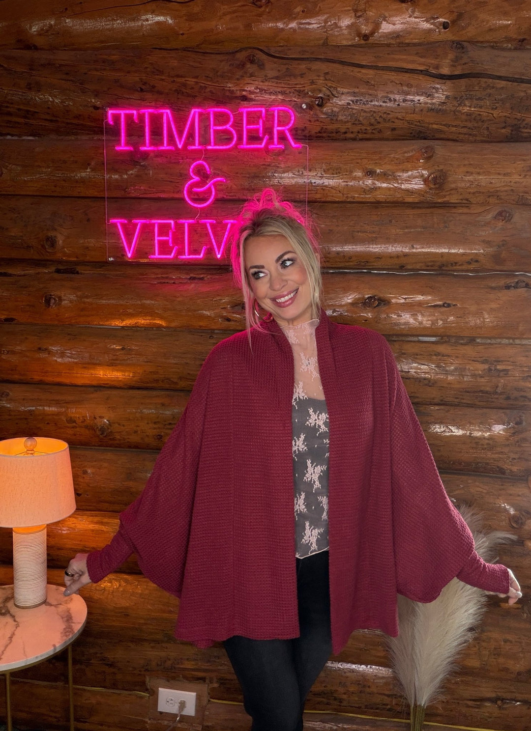 The Fireside Cardigan - Timber & Velvet Boutique