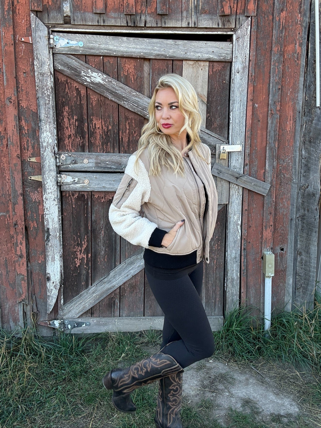 The Goldie Bomber Jacket - Timber &amp; Velvet Boutique