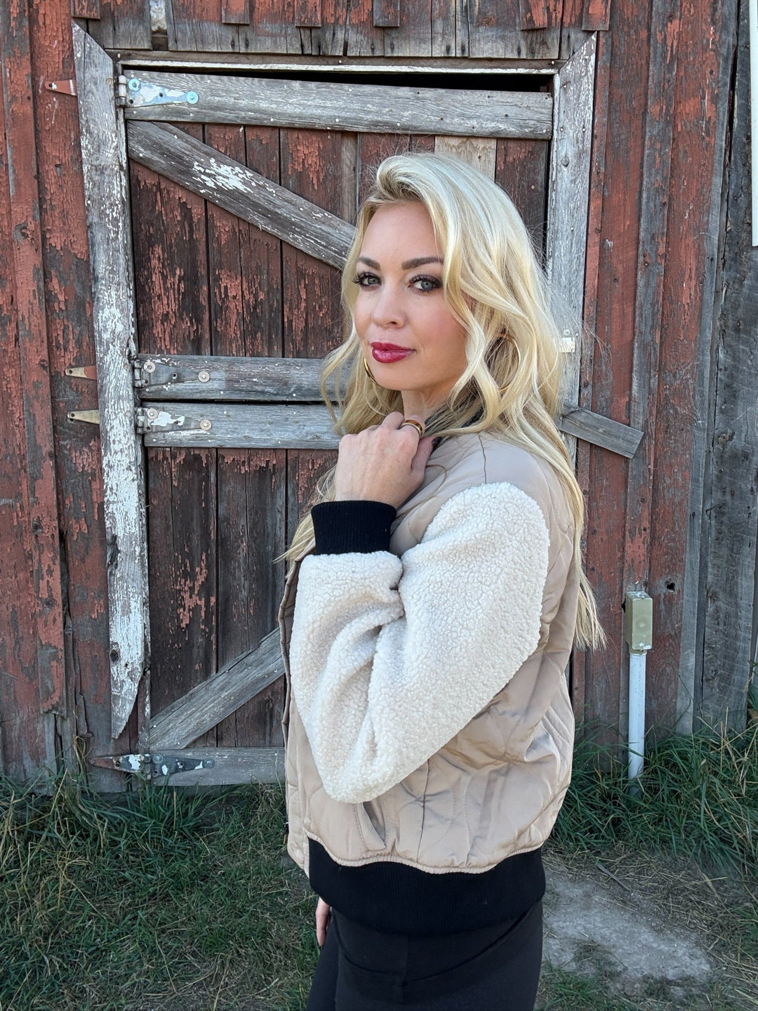 The Goldie Bomber Jacket - Timber &amp; Velvet Boutique