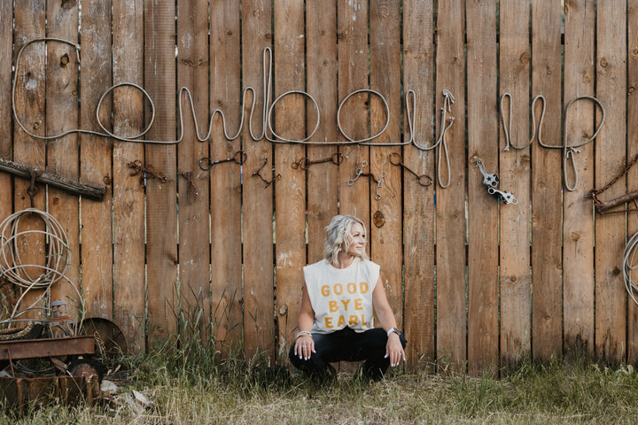 The Good Bye Earl Muscle Tank - Timber &amp; Velvet Boutique
