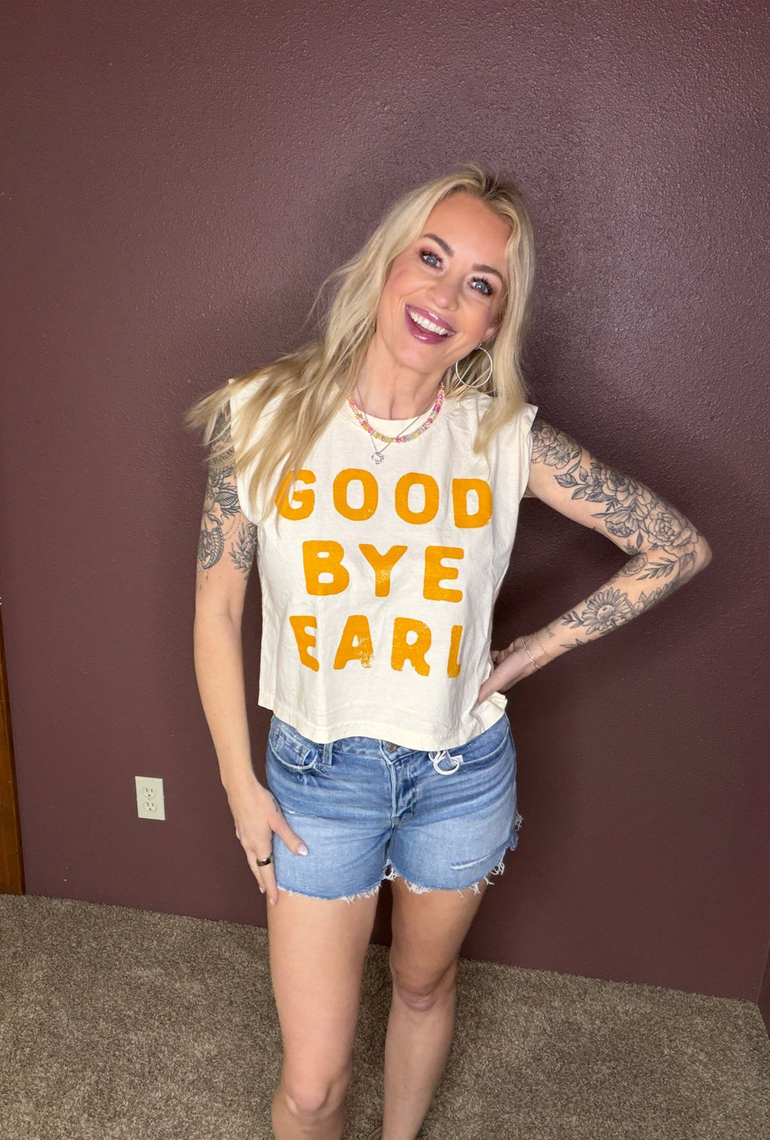 The Good Bye Earl Muscle Tank - Timber &amp; Velvet Boutique