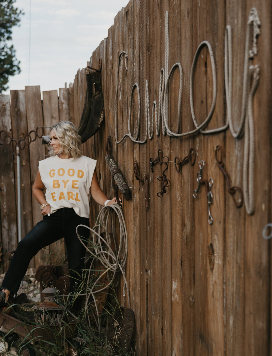 The Good Bye Earl Muscle Tank - Timber &amp; Velvet Boutique