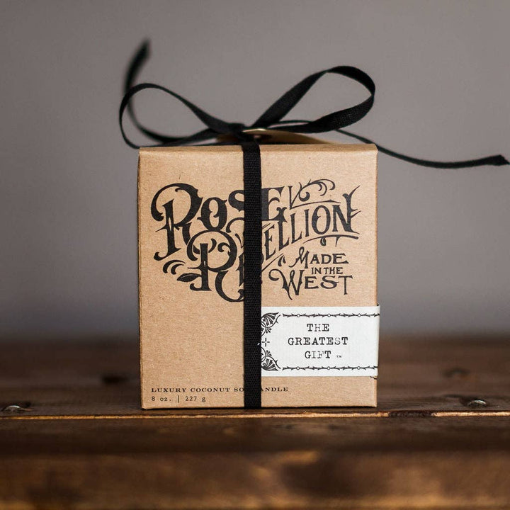 The Greatest Gift Christmas Candle | Warm Cinnamon &amp; Vanilla Bean - Timber &amp; Velvet Boutique