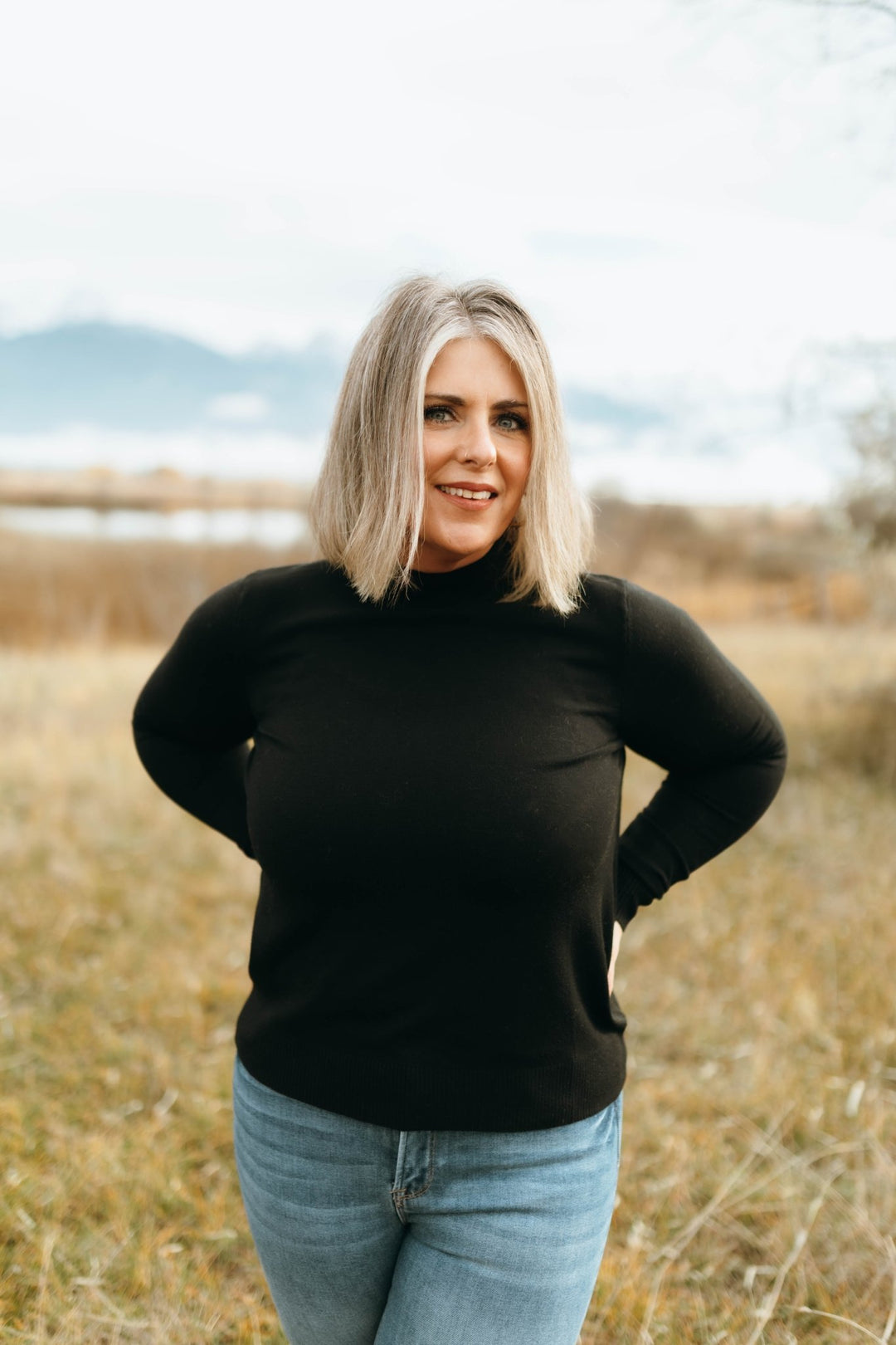 The Ivy Mock Neck Top - Timber &amp; Velvet Boutique