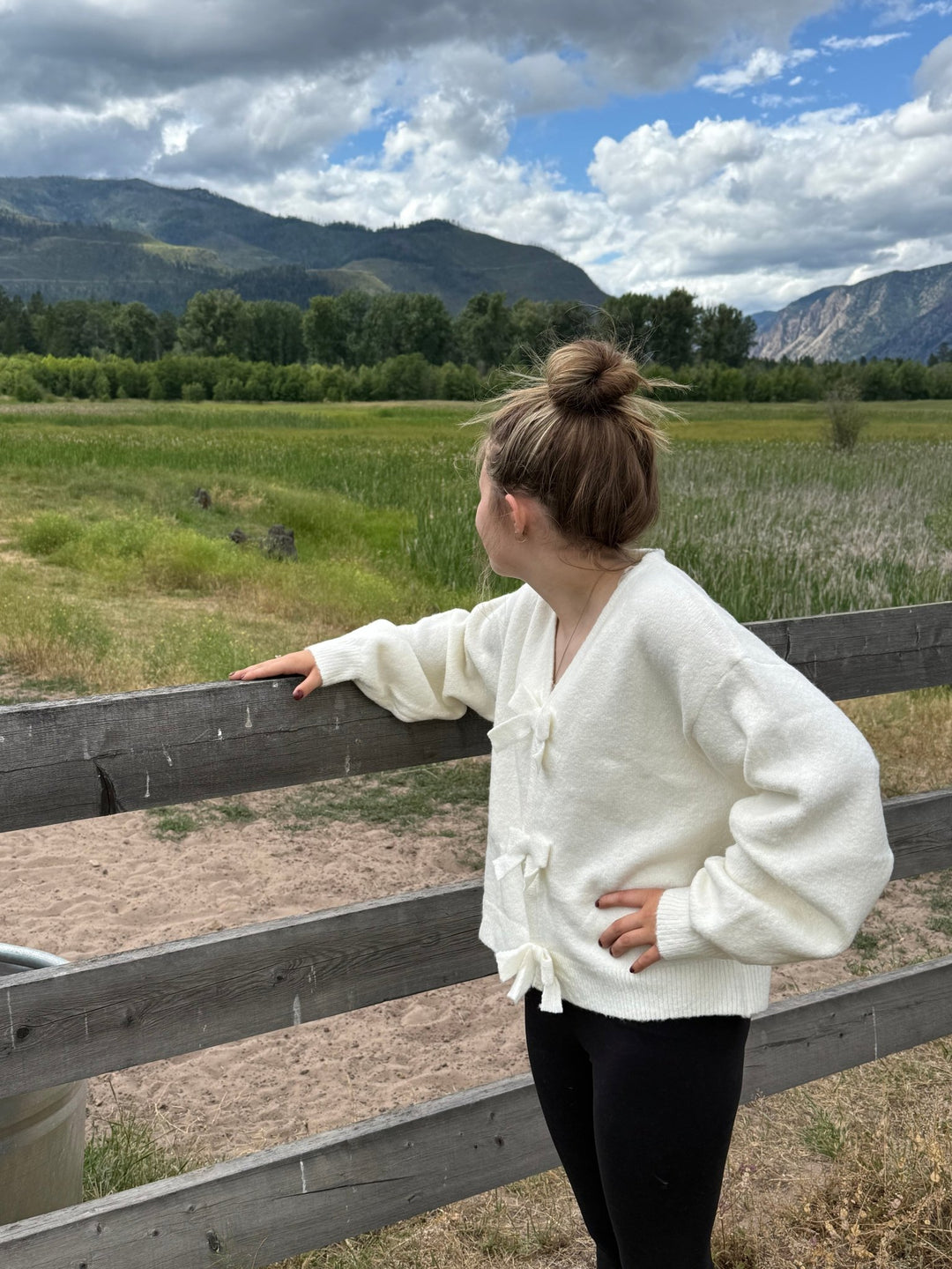 The Lettie Bow Cardigan - Timber &amp; Velvet Boutique