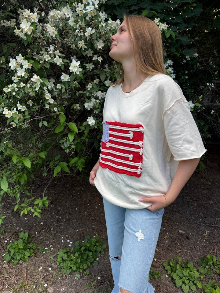 The Liberty Patch Tee - Timber &amp; Velvet Boutique
