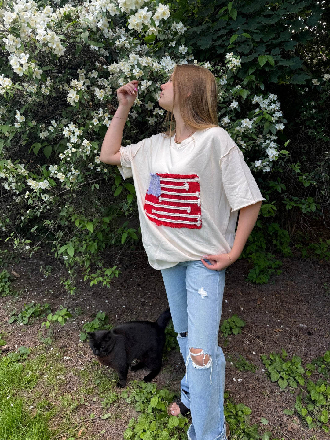 The Liberty Patch Tee - Timber &amp; Velvet Boutique