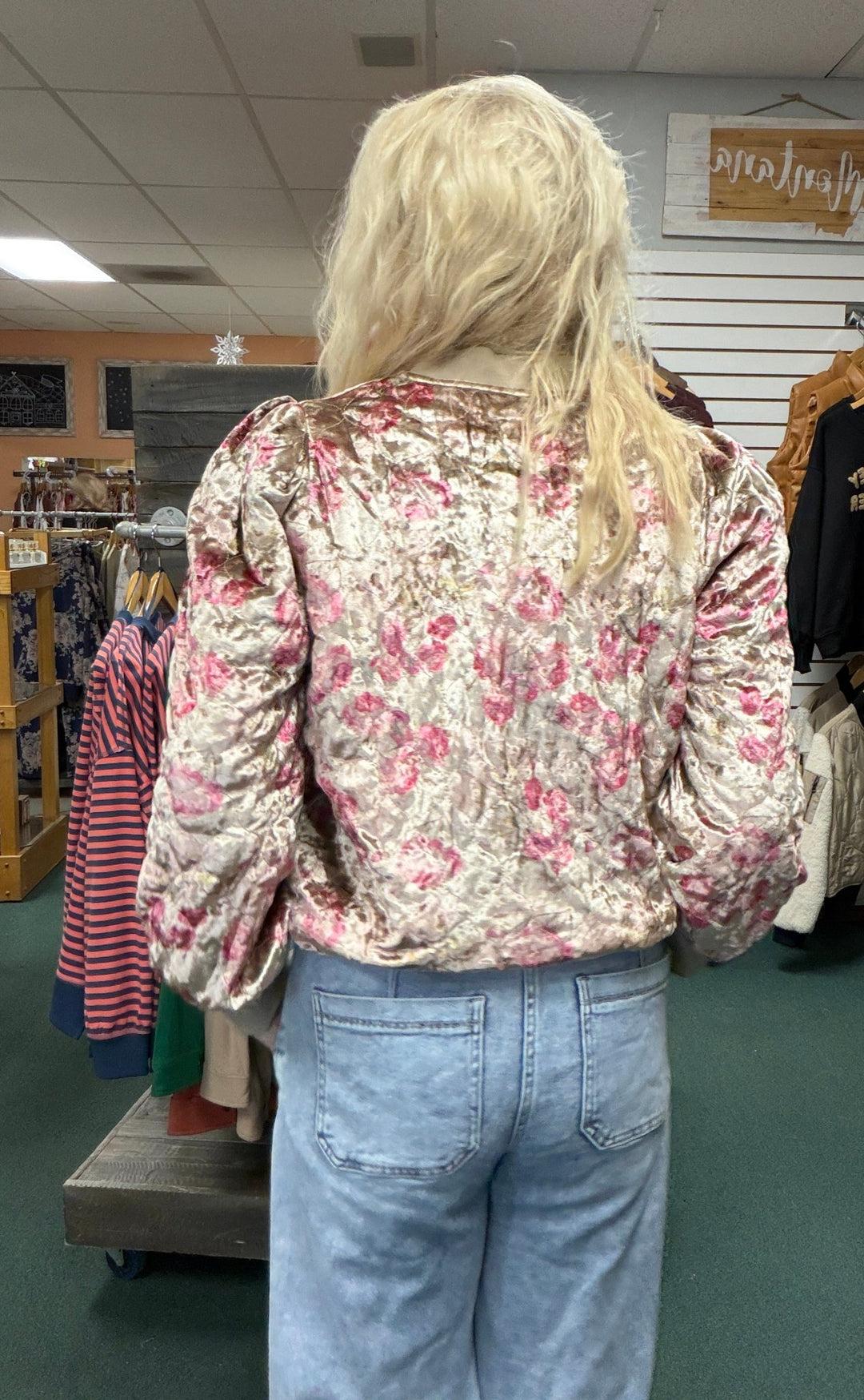 The Loretta Velvet Bomber Jacket - Timber &amp; Velvet Boutique