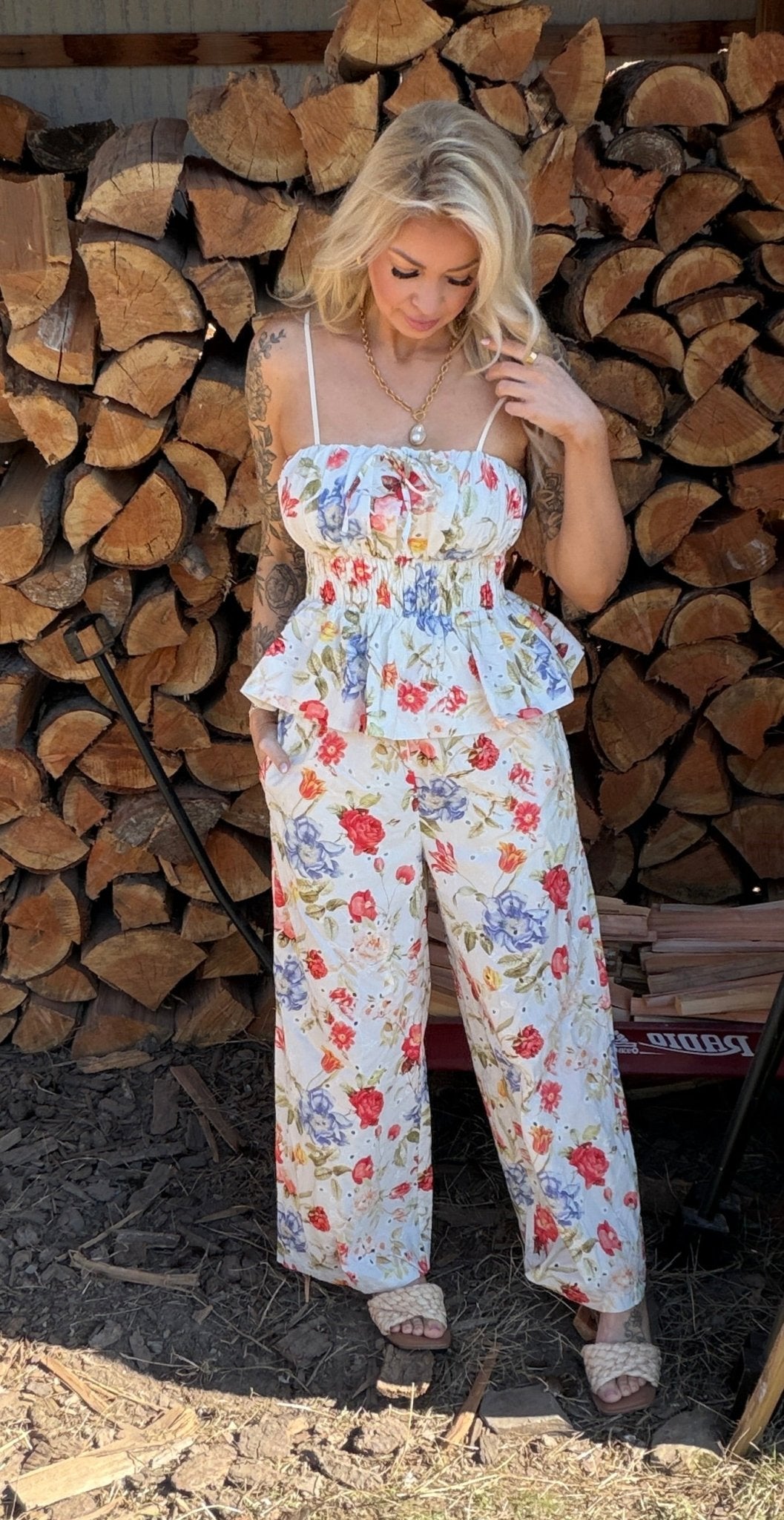 The Magnolia Wide Leg Pants - Timber &amp; Velvet Boutique