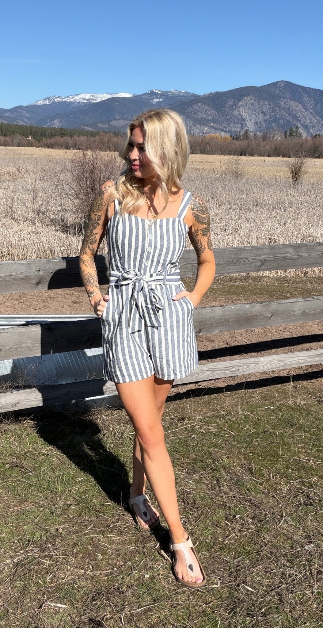 The Maren Romper - Timber & Velvet Boutique