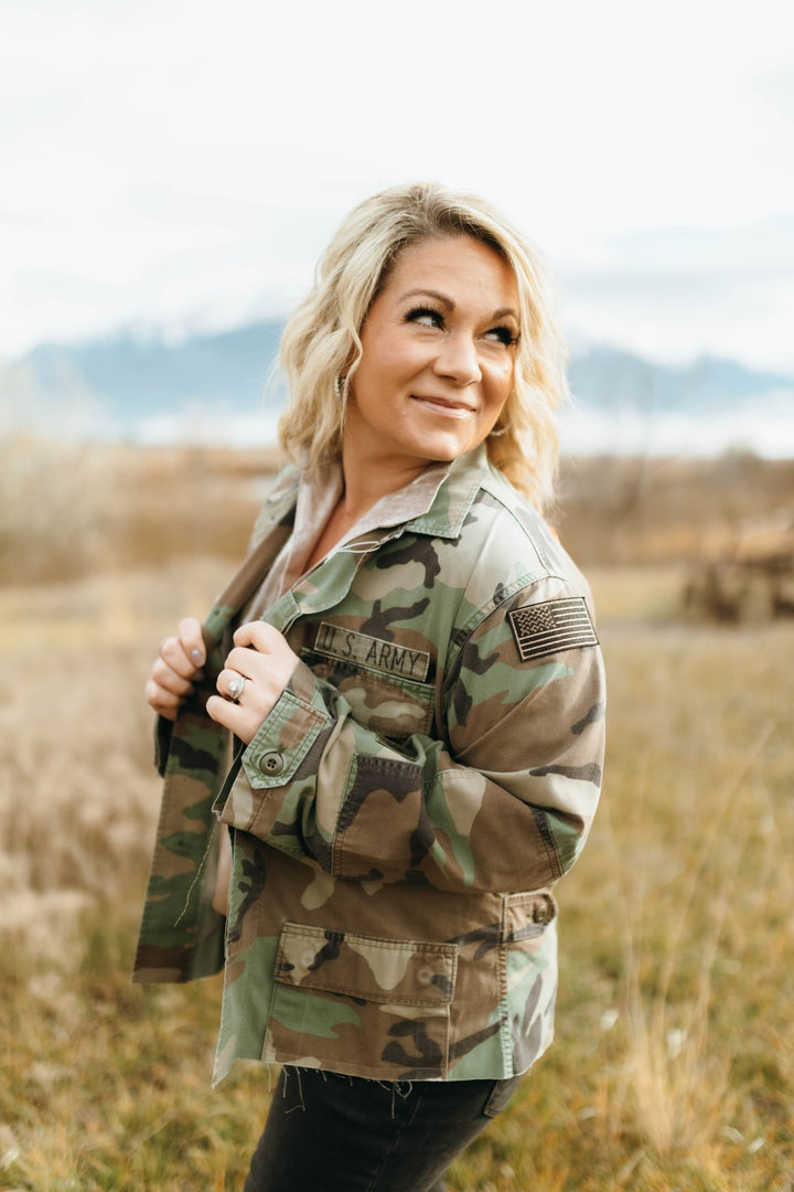 The Maverick - Authentic Vintage Camouflage Jacket - Timber &amp; Velvet Boutique