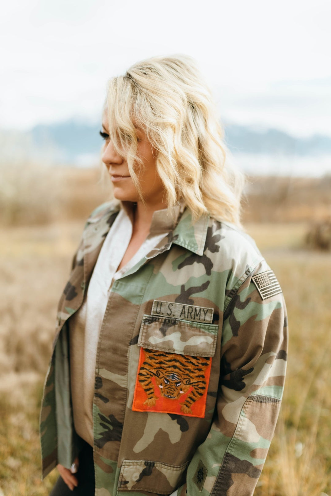 The Maverick - Authentic Vintage Camouflage Jacket - Timber &amp; Velvet Boutique