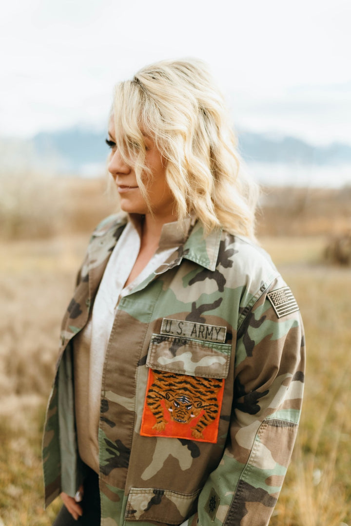 The Maverick - Authentic Vintage Camouflage Jacket - Timber &amp; Velvet Boutique