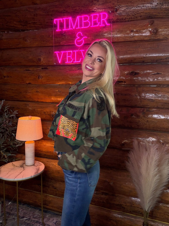 The Maverick - Authentic Vintage Camouflage Jacket - Timber &amp; Velvet Boutique