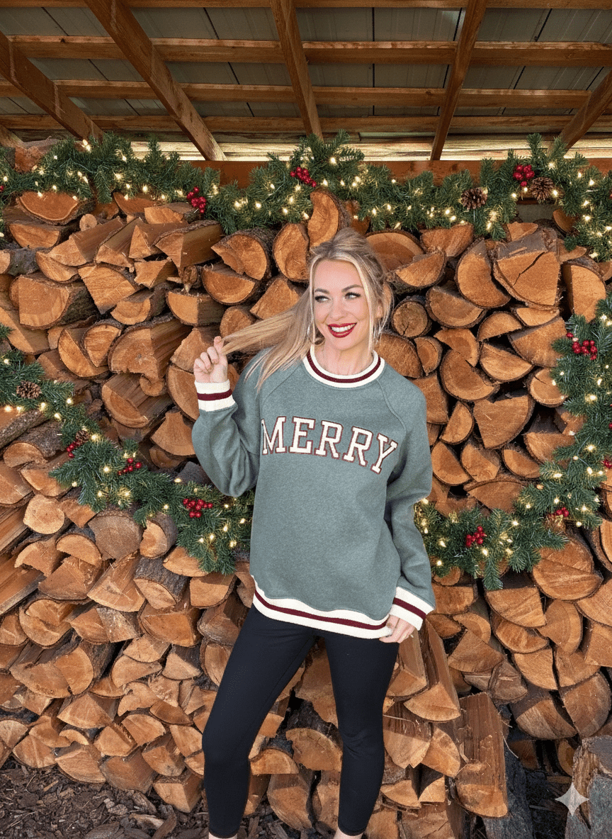 The Merry Sweatshirt - Timber & Velvet Boutique