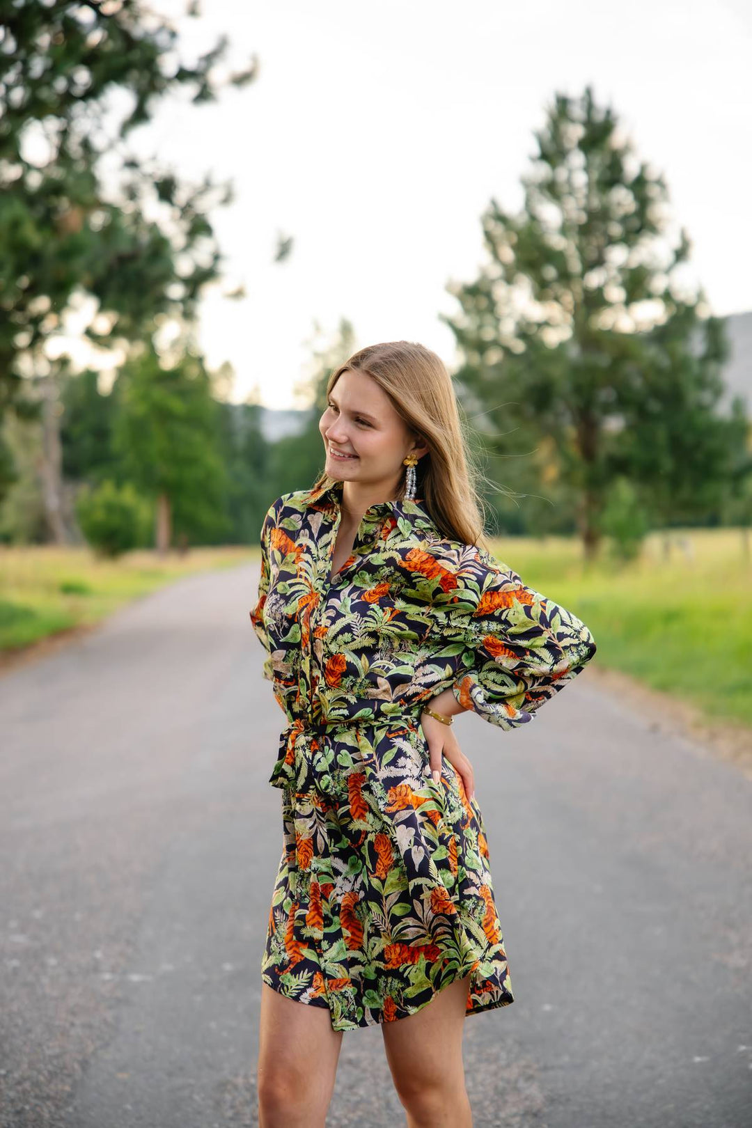 The Midnight Safari Dress - Timber & Velvet Boutique