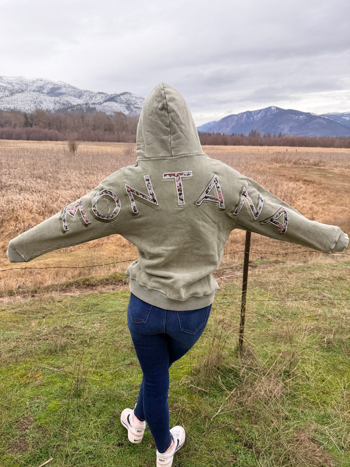 The Montana Floral Hoodie - Timber &amp; Velvet Boutique