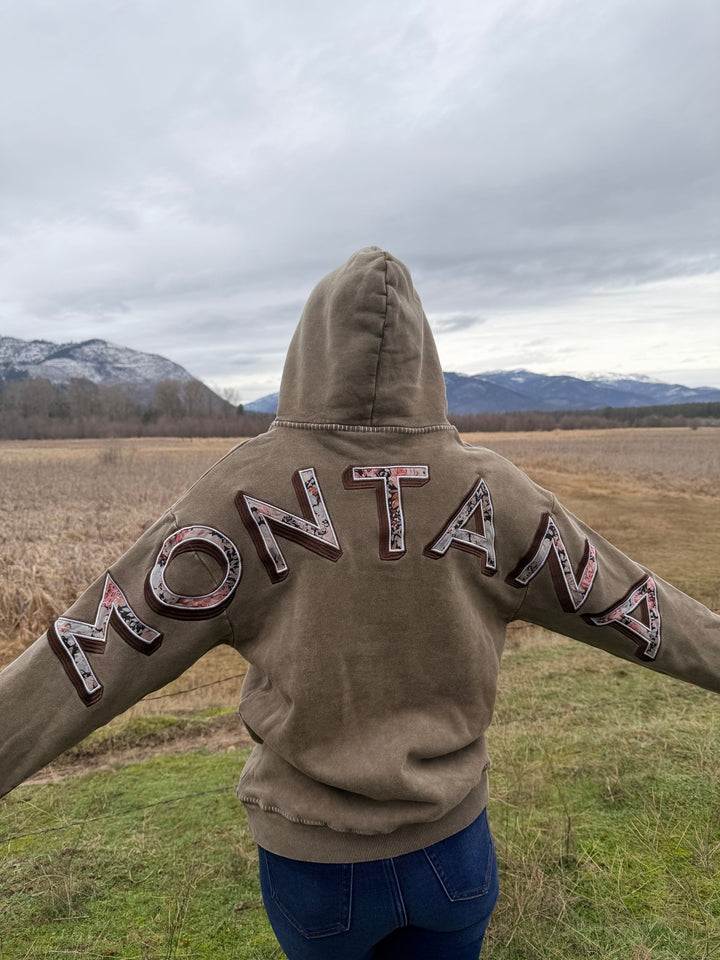 The Montana Floral Hoodie - Timber &amp; Velvet Boutique