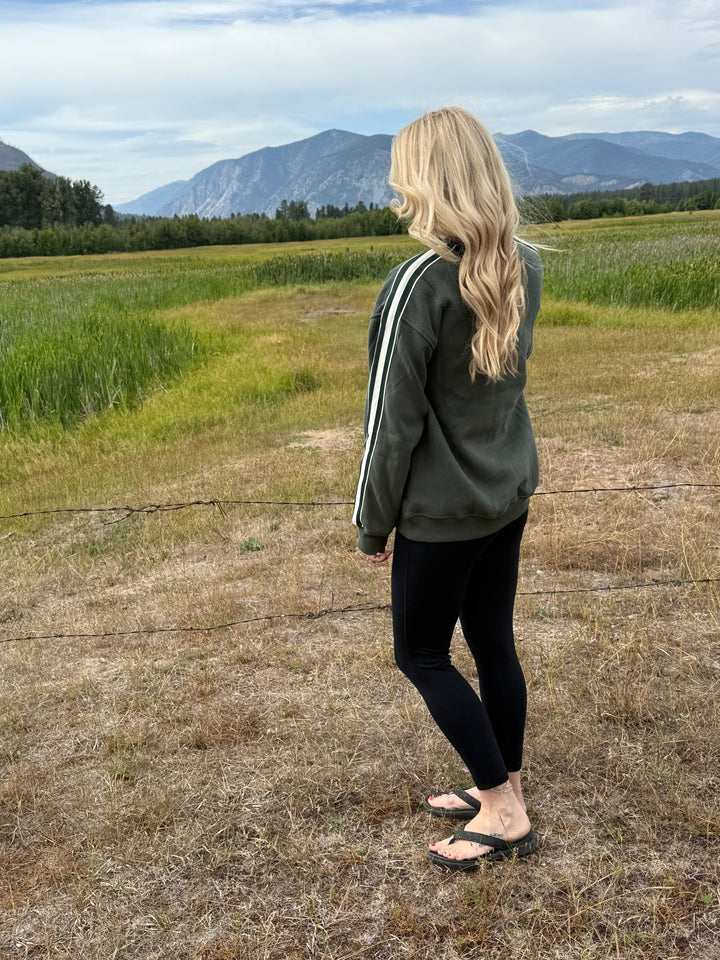 The Montana Wild Pine Varsity Crew - Timber &amp; Velvet Boutique