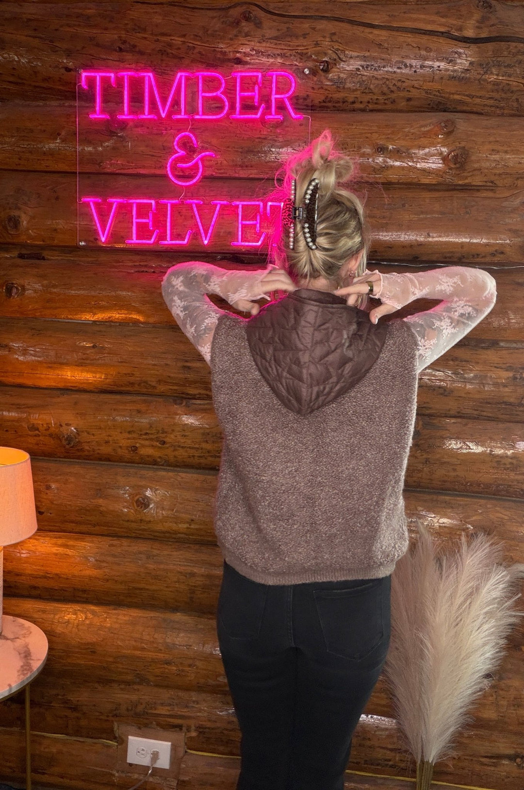 The Morgan Hooded Vest - Timber &amp; Velvet Boutique