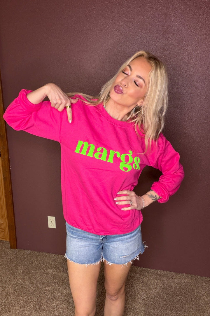 The Neon Margs Sweatshirt - Timber &amp; Velvet Boutique