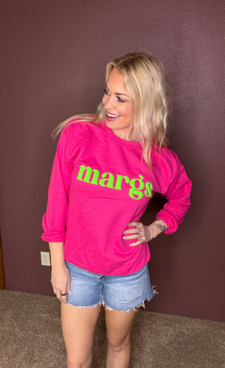 The Neon Margs Sweatshirt - Timber &amp; Velvet Boutique
