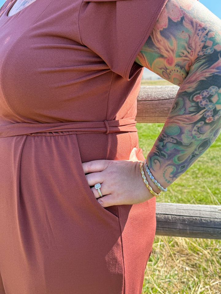 The Nora Jumpsuit | Curvy Fit - Timber &amp; Velvet Boutique