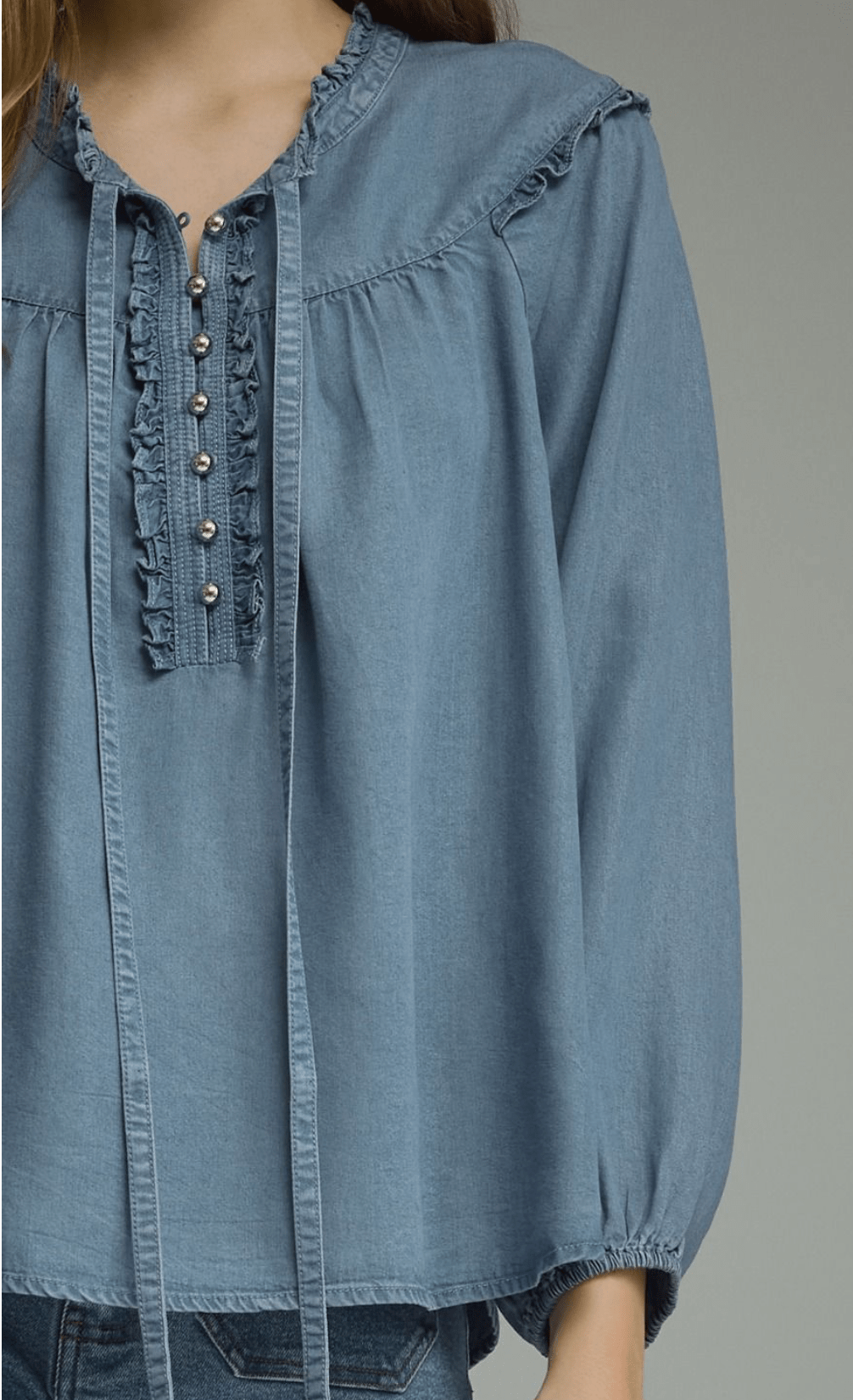 The Phoebe Boho Ruffle Blouse - Timber &amp; Velvet Boutique