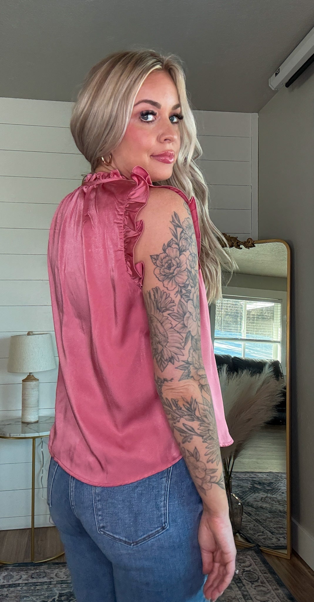 The Rowan Ruffle Blouse - Timber &amp; Velvet Boutique