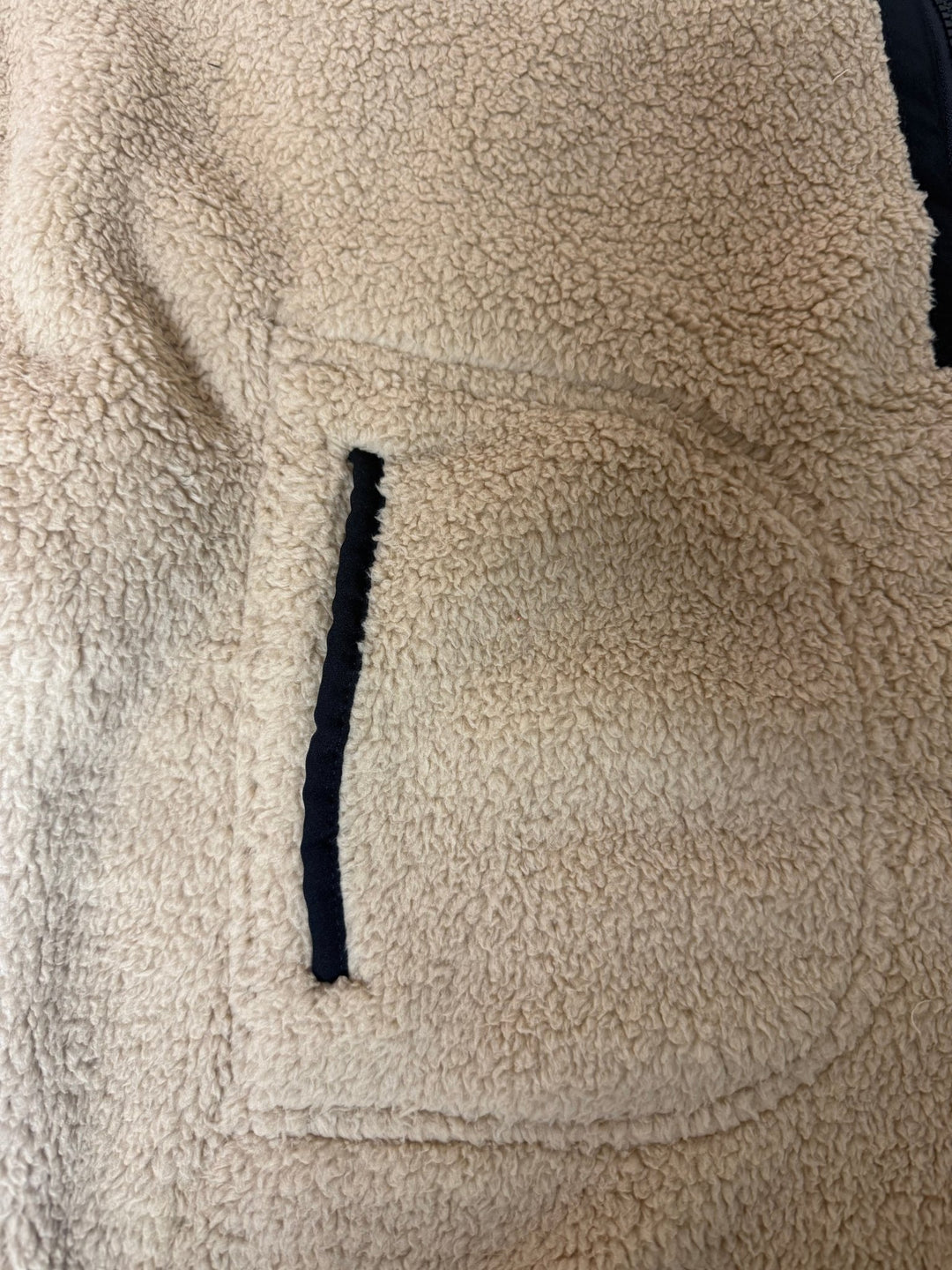 The Sabrina Half-Zip Sherpa Jacket – Adjustable Waist Fleece Pullover - Timber &amp; Velvet Boutique