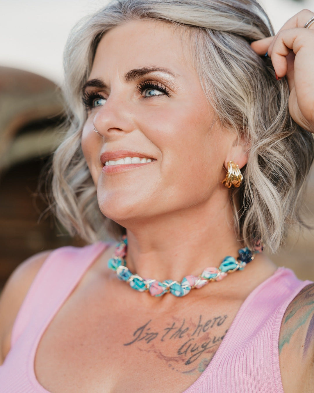 The Scout Chain Scarf Necklace - Timber & Velvet Boutique